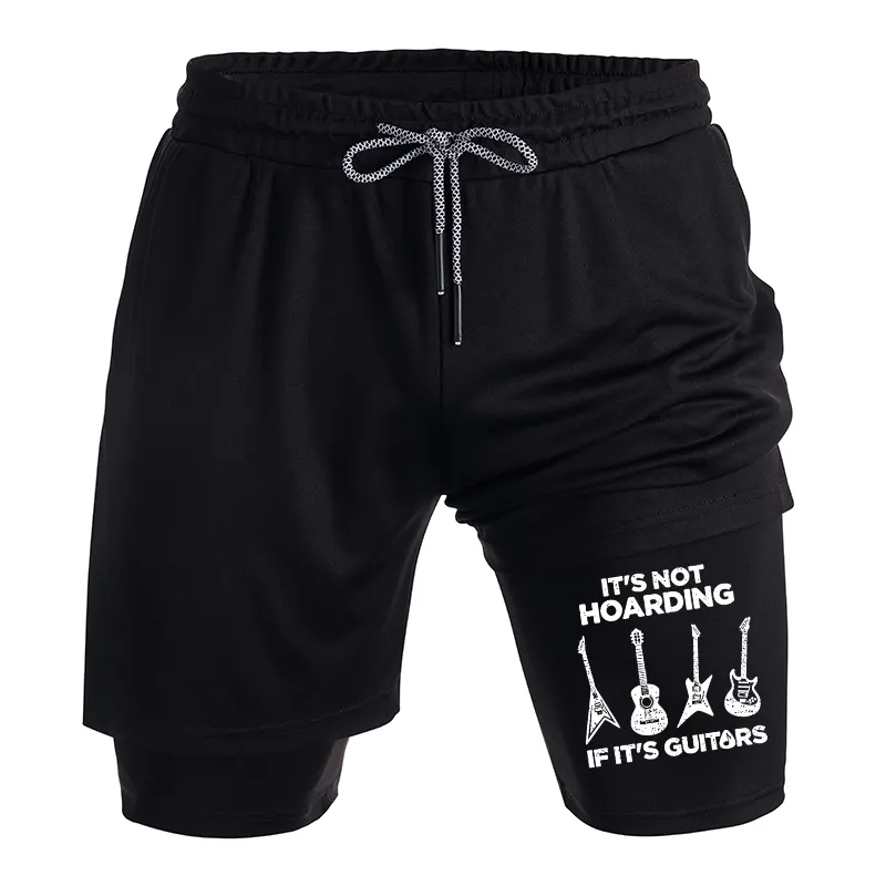 Tokyo-Tiger Music Lover Guitar Hoarding Joke Training Shorts