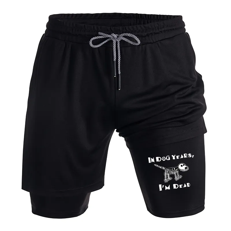 Tokyo-Tiger Funny Meme Old Dog Dead In Dog Years Vibe Training Shorts