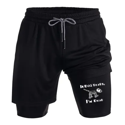 Tokyo-Tiger Funny Meme Old Dog Dead In Dog Years Vibe Training Shorts
