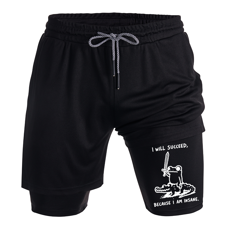 Tokyo-Tiger Warrior Frog Funny Meme Training Shorts