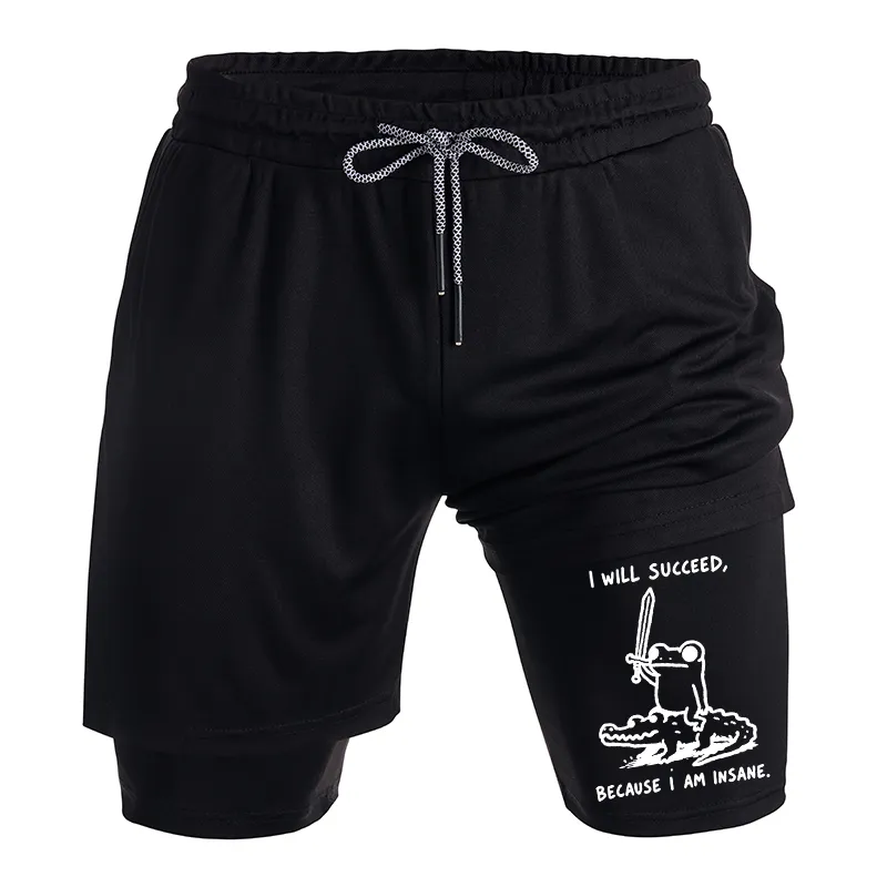 Tokyo-Tiger Warrior Frog Funny Meme Training Shorts
