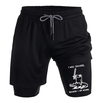 Tokyo-Tiger Warrior Frog Funny Meme Training Shorts