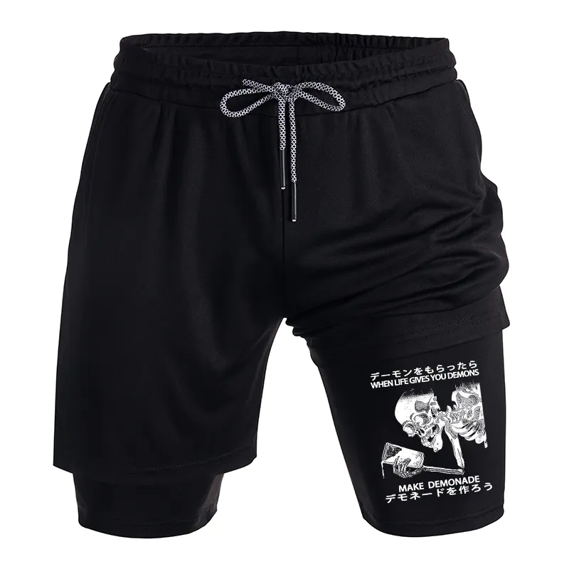 Tokyo-Tiger Make Demonade Funny Training Shorts