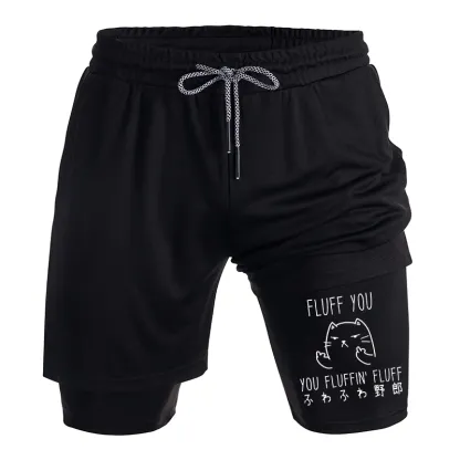 Tokyo-Tiger Fluff You Cat Training Shorts