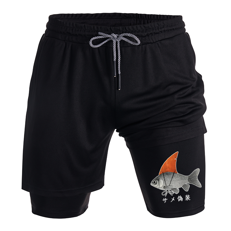 Tokyo-Tiger Fish Disguise Training Shorts