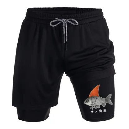 Tokyo-Tiger Fish Disguise Training Shorts