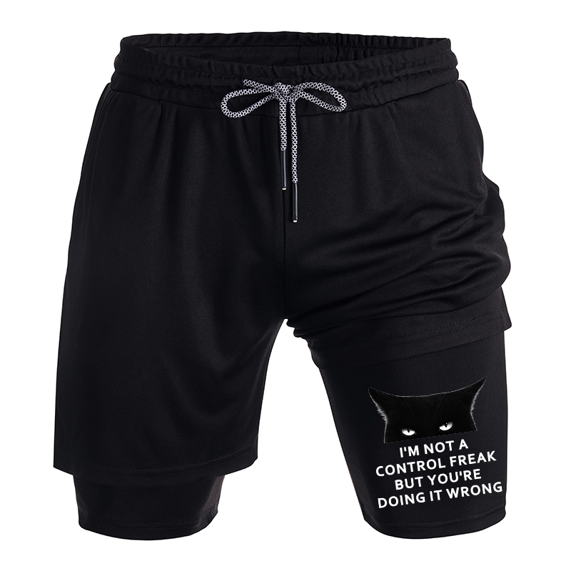 Tokyo-Tiger Control Freak Funny Training Shorts