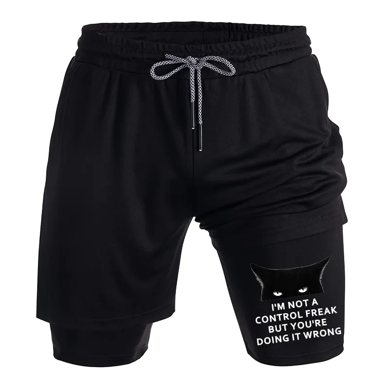 Tokyo-Tiger Control Freak Funny Training Shorts