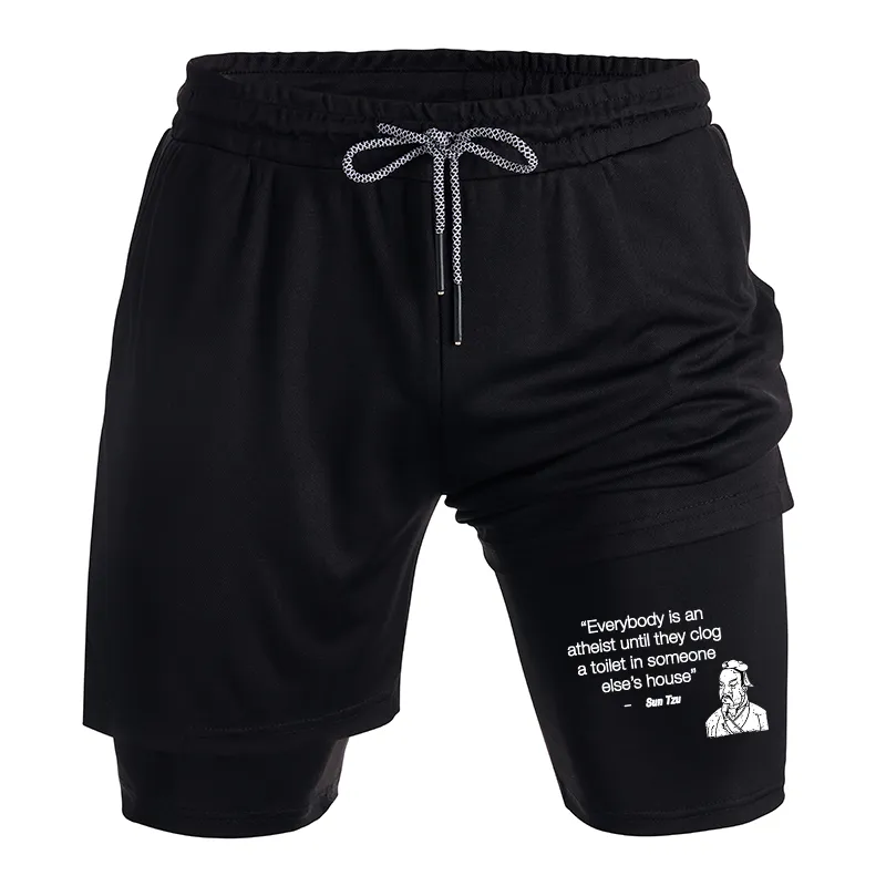 Tokyo-Tiger Funny Sun Tzu Saying Training Shorts
