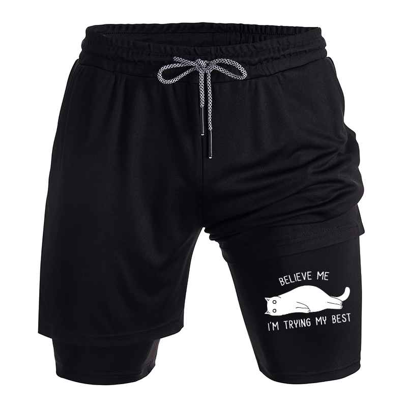 Tokyo-Tiger When Life Is Hard Nap First Training Shorts