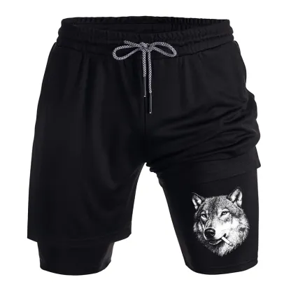 Tokyo-Tiger Cool Wolf Meme Bad Decisions Pending Training Shorts