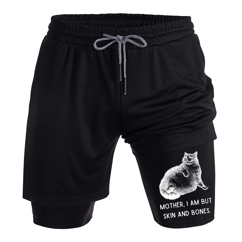 Tokyo-Tiger Skin & Bones Cat Training Shorts