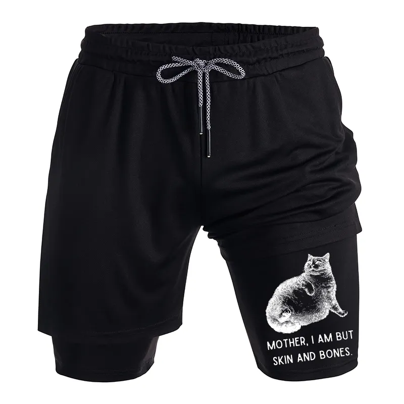 Tokyo-Tiger Skin & Bones Cat Training Shorts