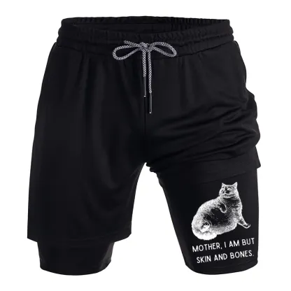 Tokyo-Tiger Skin & Bones Cat Training Shorts