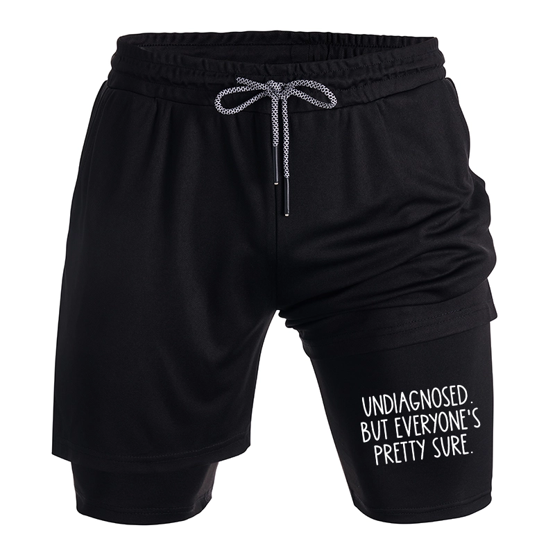 Tokyo-Tiger Self-diagnosed Illness Funny Training Shorts