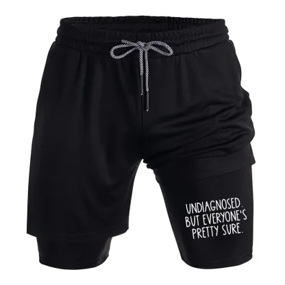 Tokyo-Tiger Self-diagnosed Illness Funny Training Shorts