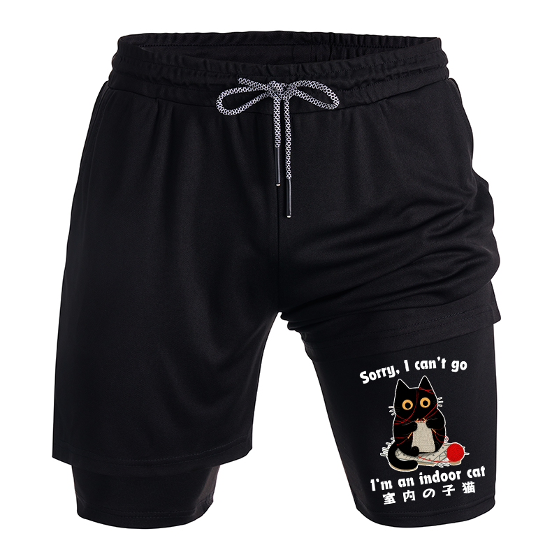 Tokyo-Tiger Indoor Cat Meme Training Shorts