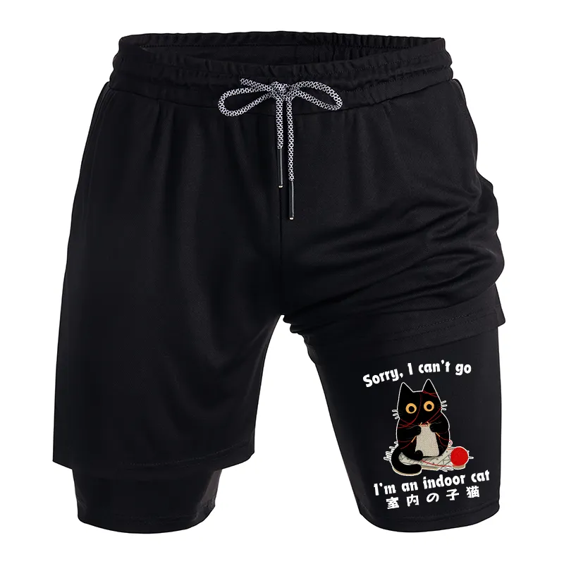 Tokyo-Tiger Indoor Cat Meme Training Shorts