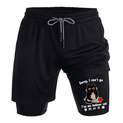 Tokyo-Tiger Indoor Cat Meme Training Shorts