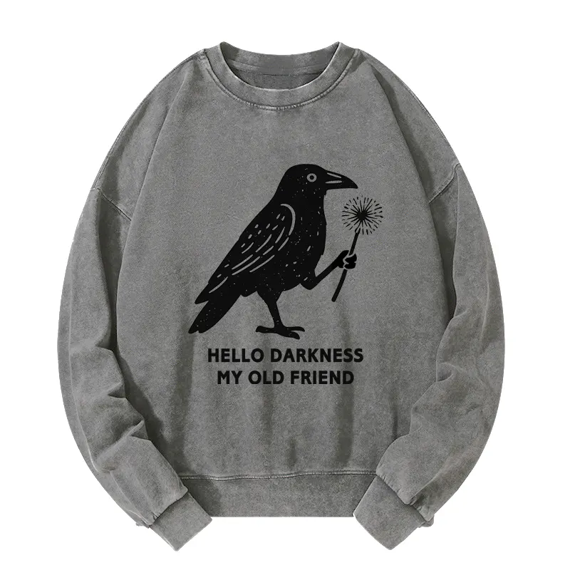 Tokyo-Tiger My Old Friend The Crow Washed Sweatshirt