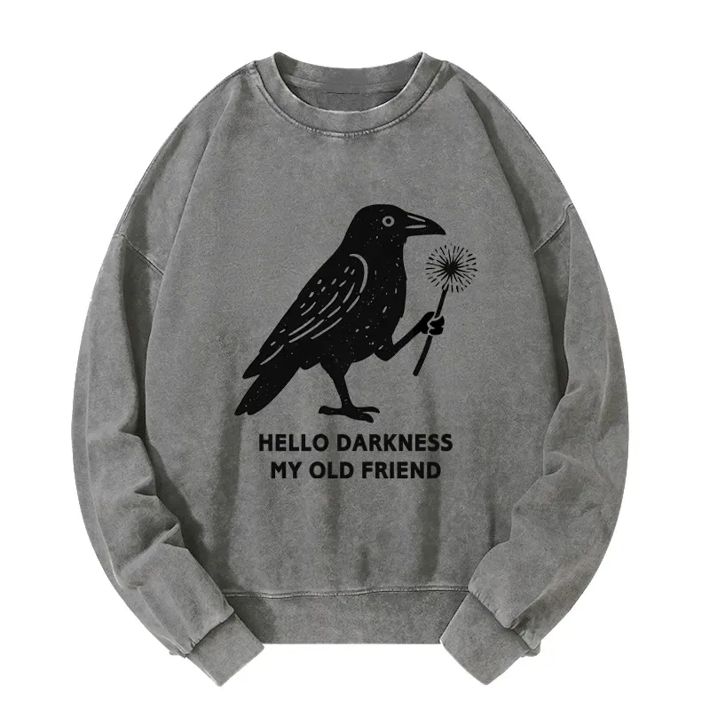 Tokyo-Tiger My Old Friend The Crow Washed Sweatshirt