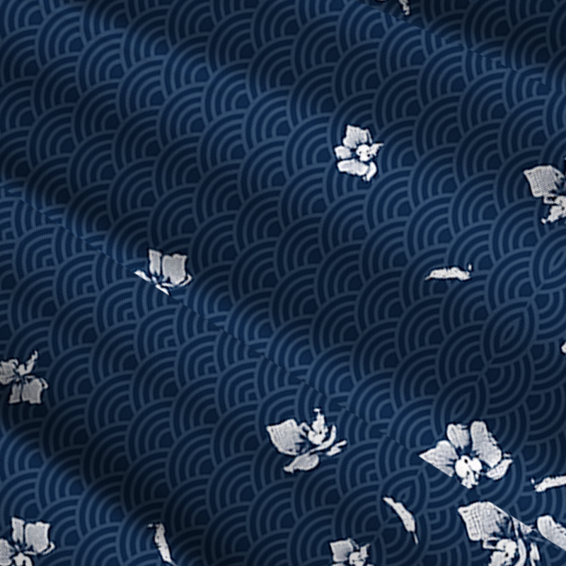 Tokyo-Tiger Falling Petals Maxi Skirt