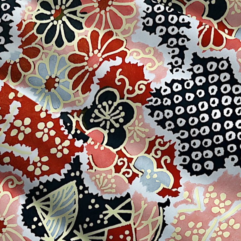 Tokyo-Tiger Floral Symphony Maxi Skirt