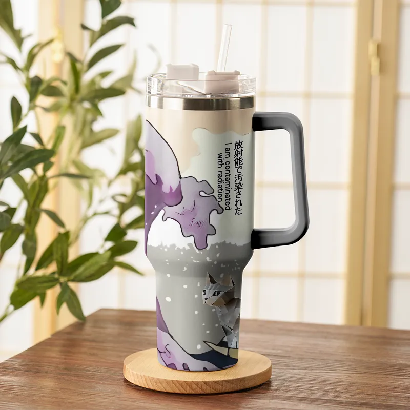 Tokyo-Tiger Metal Cats 40oz Tumbler