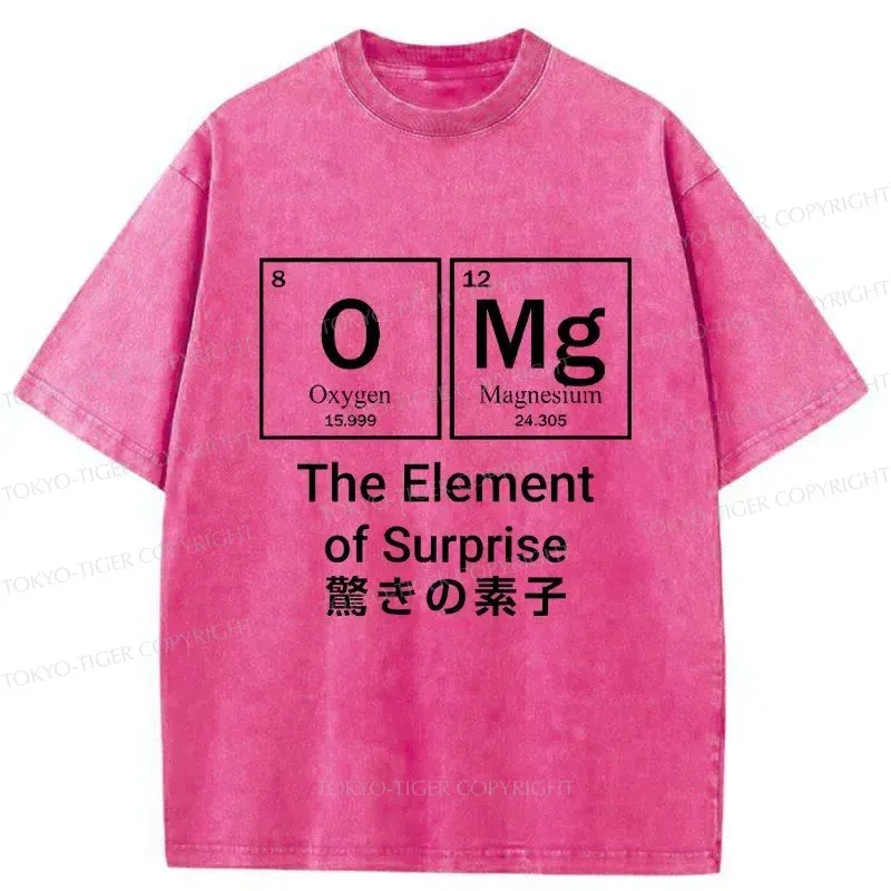 Tokyo-Tiger The Element Of Surprise Washed T-Shirt