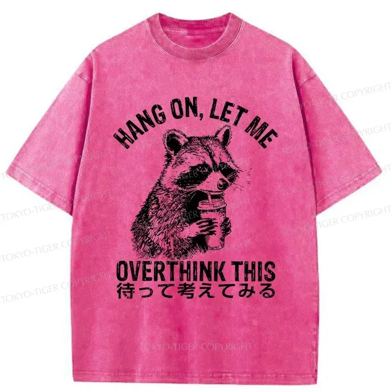 Tokyo-Tiger Overthink Raccoon Washed T-Shirt