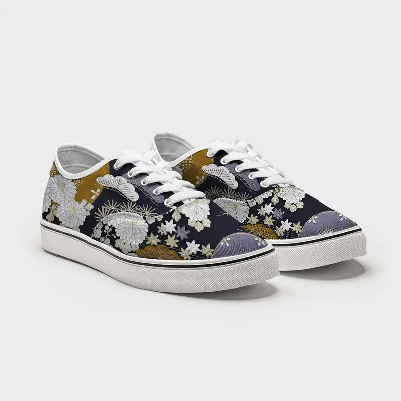 Tokyo-Tiger Japanese Floral Collection Canvas Shoes