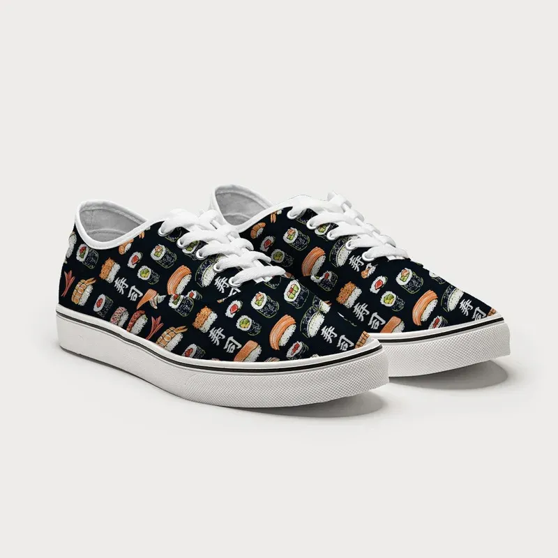 Tokyo-Tiger Delicious Sushi Canvas Shoes