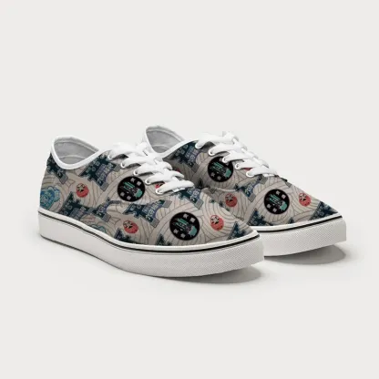 Tokyo-Tiger Traditional Japanese Amulets Canvas Shoes