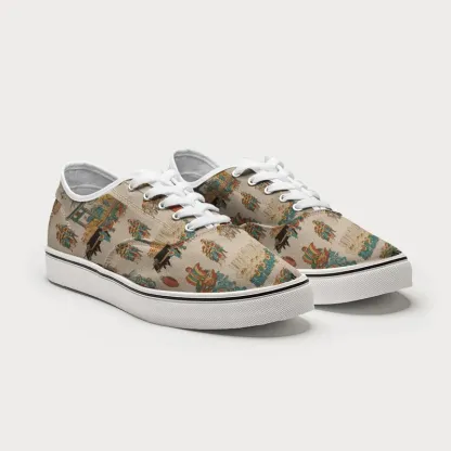 Tokyo-Tiger Traditional Celebrations Canvas Shoes