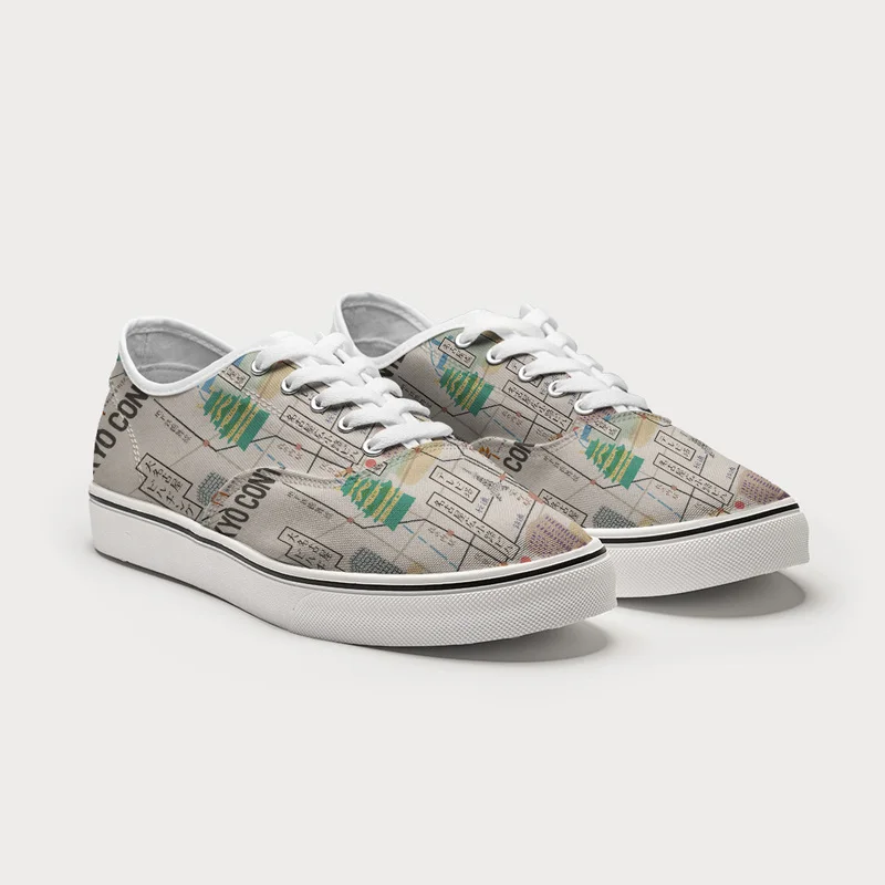 Tokyo-Tiger Tokyo Content Events Map Canvas Shoes