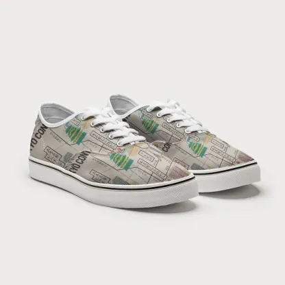 Tokyo-Tiger Tokyo Content Events Map Canvas Shoes