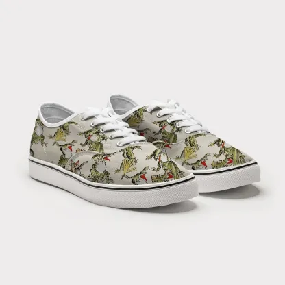Tokyo-Tiger Frog Dance Canvas Shoes