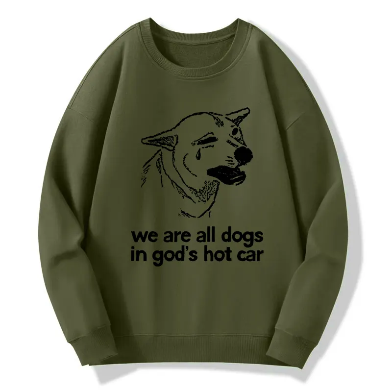 Tokyo-Tiger Sad Dog Funny Classic Sweatshirt