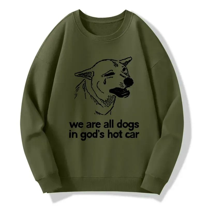 Tokyo-Tiger Sad Dog Funny Classic Sweatshirt