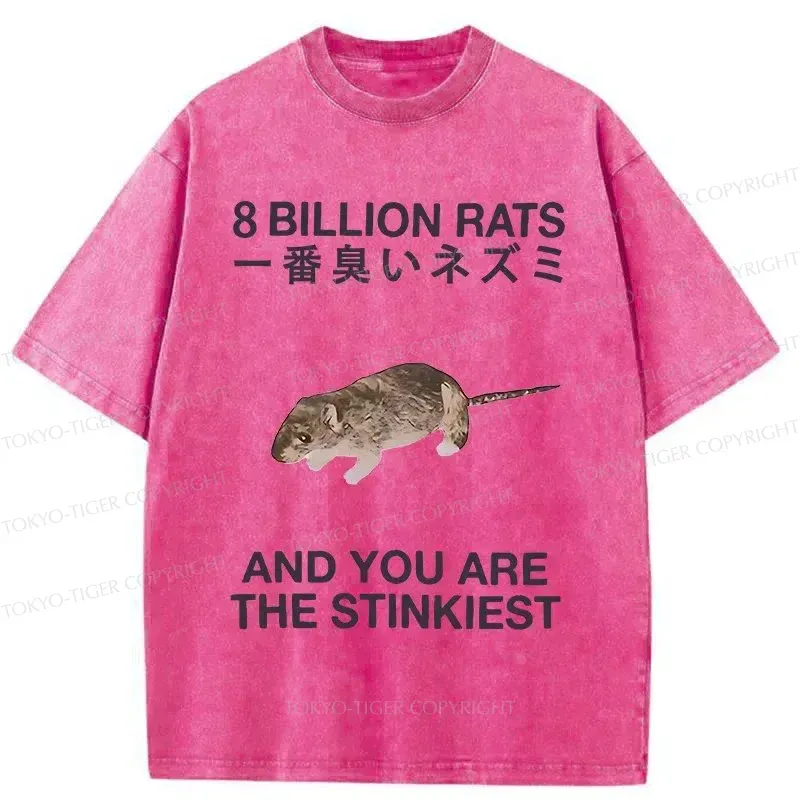 Tokyo-Tiger World's Stinkiest Rat Washed T-Shirt
