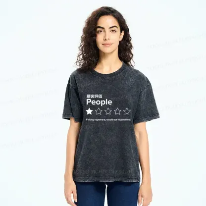 Tokyo-Tiger Evaluation People Washed T-Shirt