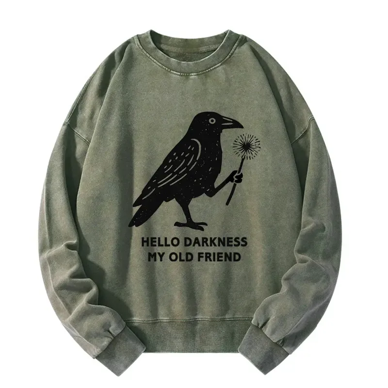 Tokyo-Tiger My Old Friend The Crow Washed Sweatshirt