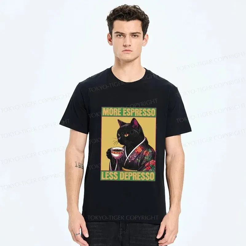 Tokyo-Tiger Up Caffeine Down Depression Classic T-Shirt