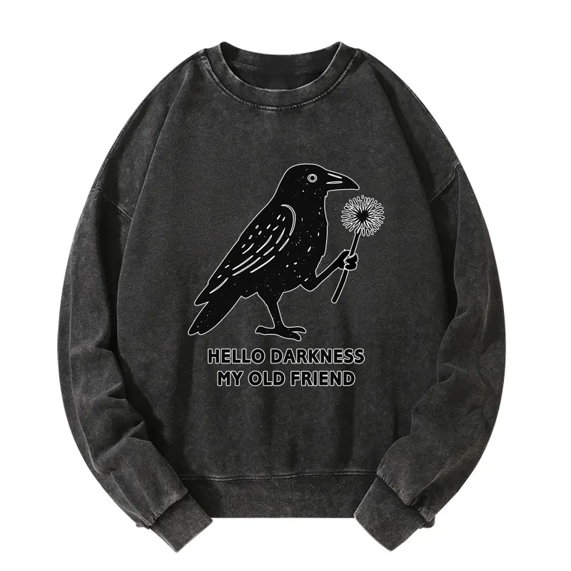 Tokyo-Tiger My Old Friend The Crow Washed Sweatshirt