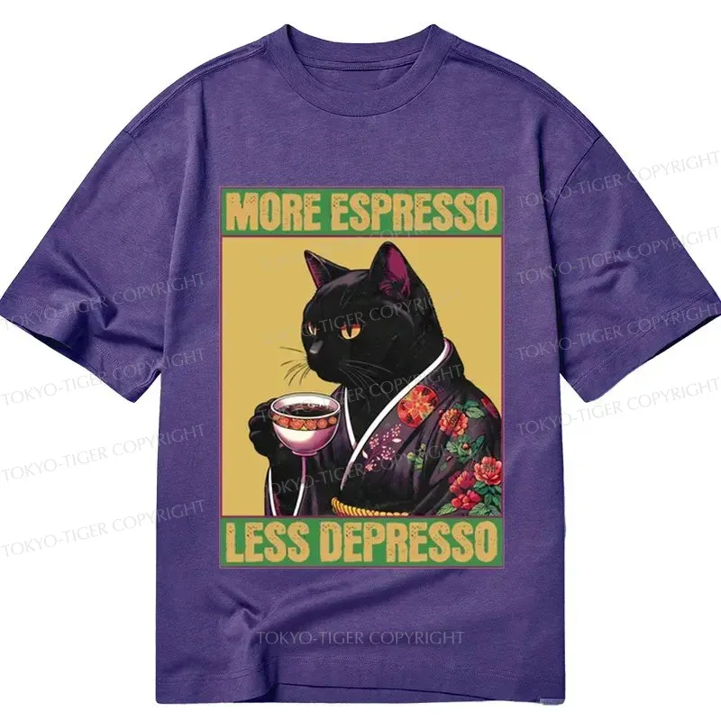 Tokyo-Tiger Up Caffeine Down Depression Classic T-Shirt