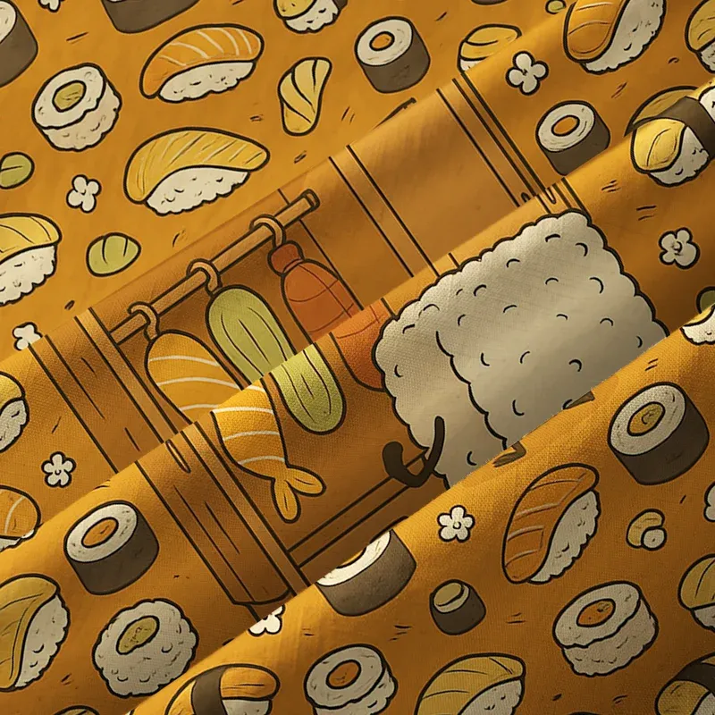 Tokyo-Tiger Sushi Clothes Selection Aloha Hawaiian Shirt