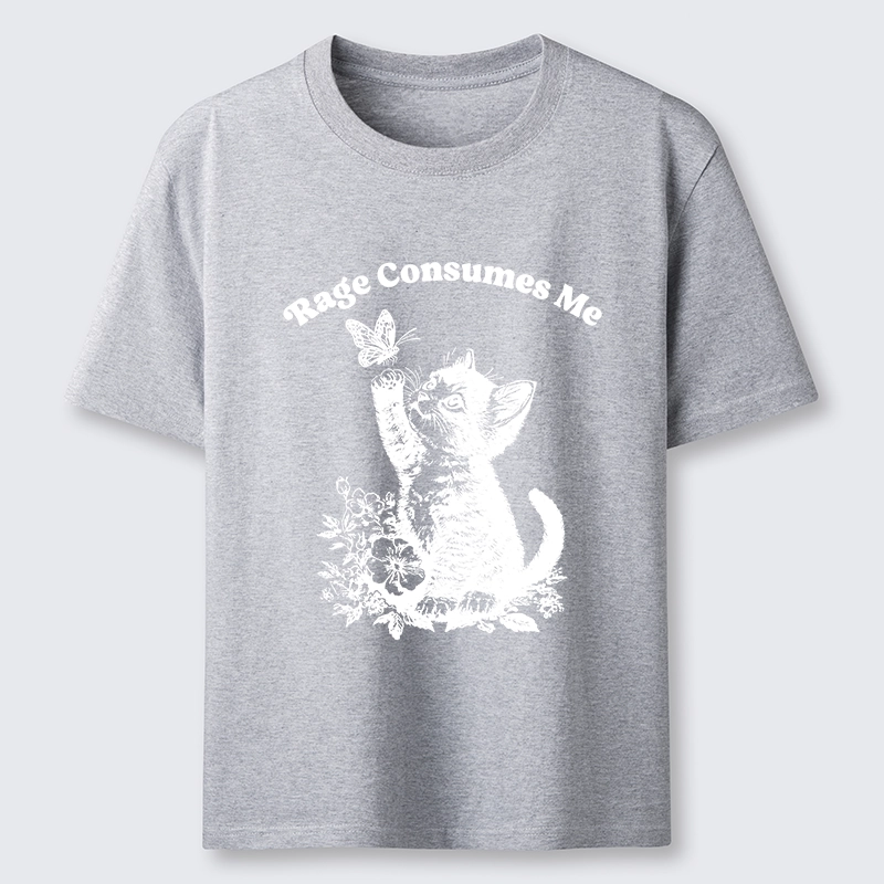 Tokyo-Tiger Rage Consumes Me Kitten Meme Classic T-Shirt