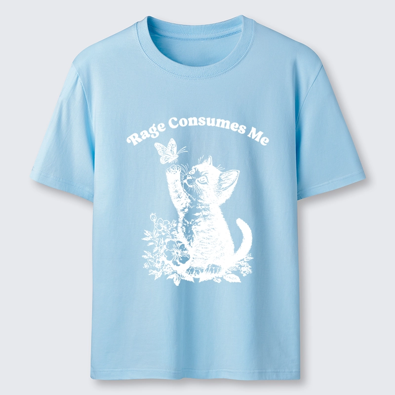 Tokyo-Tiger Rage Consumes Me Kitten Meme Classic T-Shirt