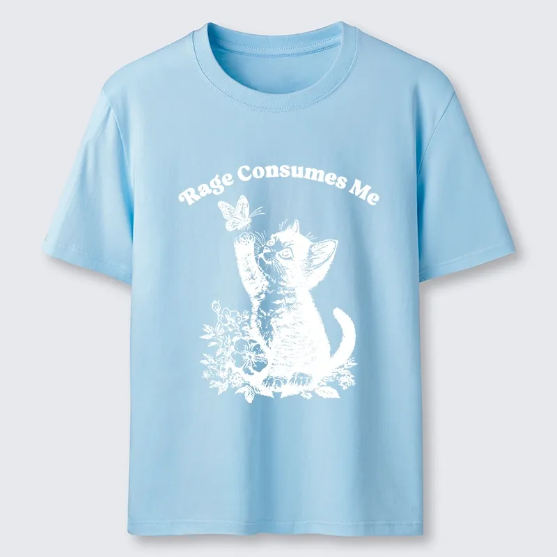 Tokyo-Tiger Rage Consumes Me Kitten Meme Classic T-Shirt