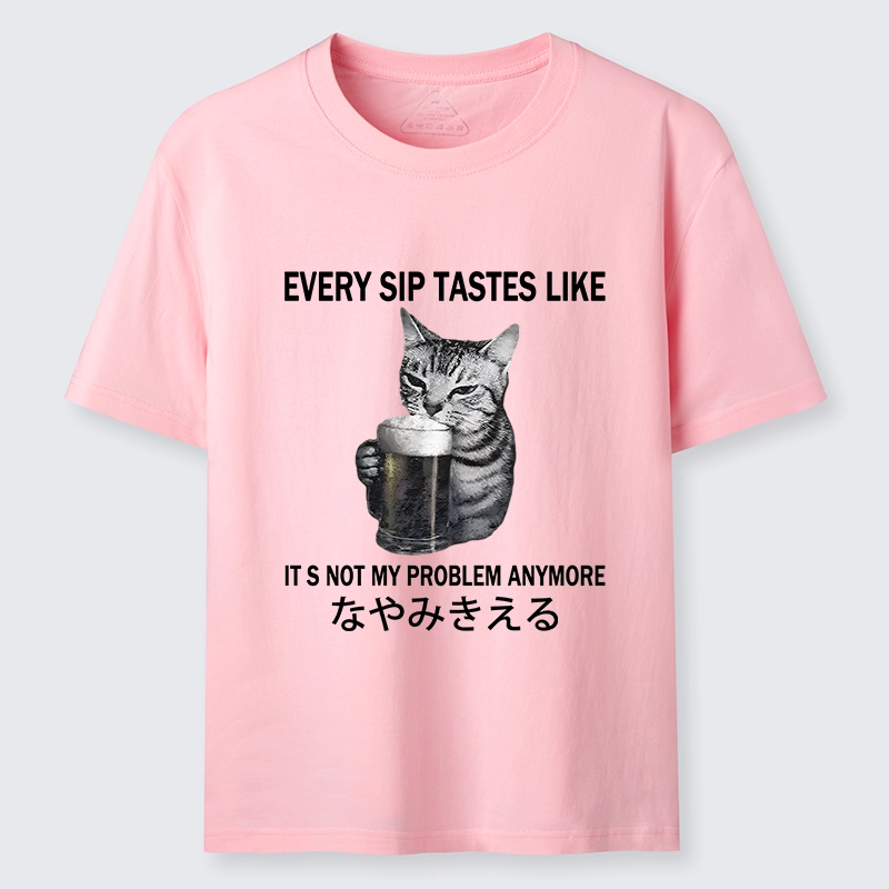 Tokyo-Tiger Chill Beer Cat Relax Graphic Classic T-Shirt